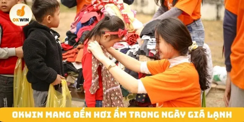 Okwin mang đến hơi ấm trong ngày giá lạnh